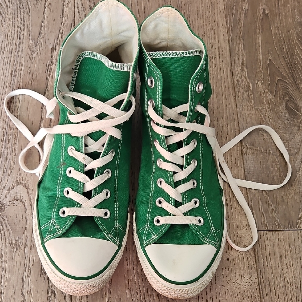 Green High-Top Converse